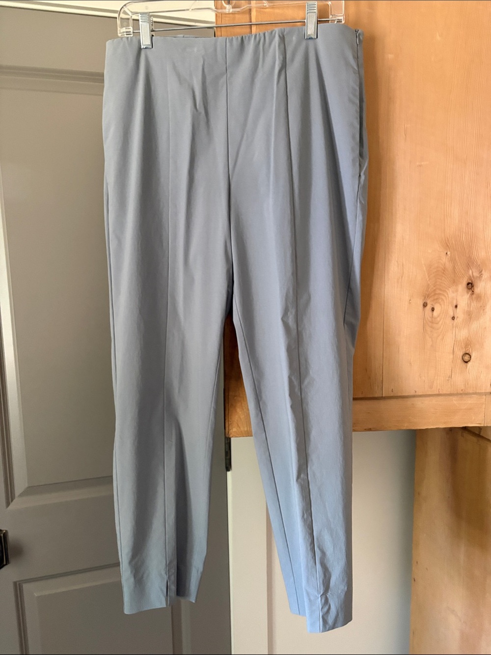 MarlaWynne Straight Leg Dress Pants in Gray